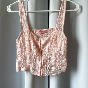 Lace tank